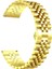 Samsung Gear S3 Uyumlu 22MM Parlak Metal Kordon - Gold 1