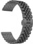 Samsung Galaxy Watch 3 Uyumlu 45MM (22MM) Parlak Metal Kordon - Siyah 1