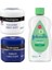 Besleyici El Kremi 300 ml + Neutrogena Hızlı Emilen Bakım Kremi 300 ml + Johnson's Aloe Vera Bebek Yağı 300 ml Bakım Seti 1