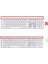 Apple Magic Keyboard-2 ile Uyumlu Klavye Koruyucu A1843 UK-US İngilizce-Türkçe Baskı 2