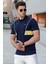 Lacivert Polo Yaka Erkek Tişört 5243 2