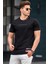 Siyah Erkek Baskılı Tişört 5258 1