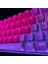 Rubber Gaming Aydınlatmalı Keycaps Set - 42 Keys Rubberized Doubleshot Key Caps ( Neon Pembe ) 2