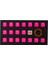 Rubber Gaming Aydınlatmalı Keycaps Set - 18 Keys Rubberized Doubleshot Key Caps (Neon Pembe) 1