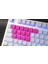 Rubber Gaming Aydınlatmalı Keycaps Set - 18 Keys Rubberized Doubleshot Key Caps (Neon Pembe) 3