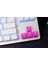 Rubber Gaming Aydınlatmalı Keycaps Set - 18 Keys Rubberized Doubleshot Key Caps (Neon Pembe) 4