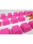 Rubber Gaming Aydınlatmalı Keycaps Set - 18 Keys Rubberized Doubleshot Key Caps (Neon Pembe) 5