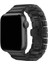 Apple Watch Uyumlu 38MM Metal Arjen Katlamalı Kordon Siyah 1