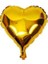 Altın Gold Kalp Folyo Balon 18 Inç 45 cm 1