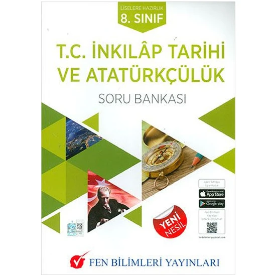 Fen Bilimleri Yayınları  8.Sınıf Inkılap Tarihi Soru Bankası