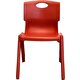 Temel Kırmızı Kırılmaz Çocuk Sandalyesi - Kreş ve Anaokulu Sandalyesi 10 Adet