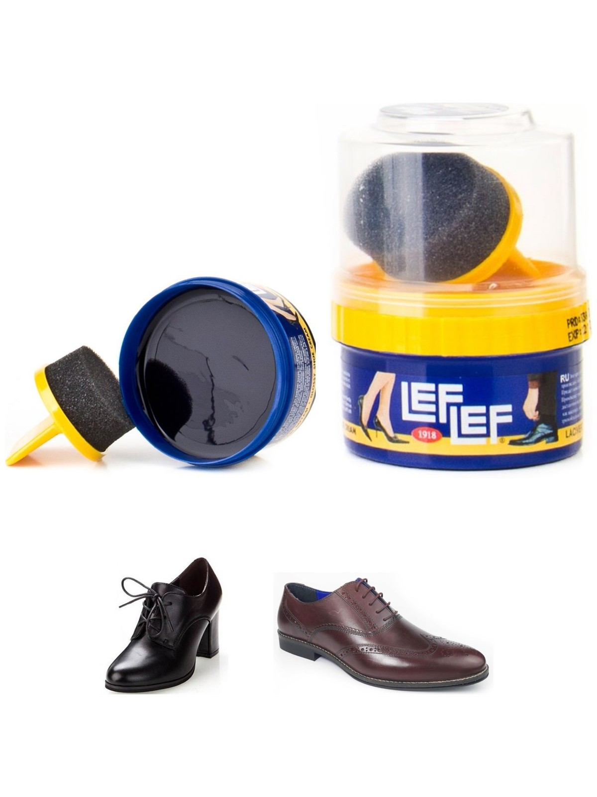 İpek Nuri Leflef Pratik Cilalı Krem Ayakkabı Bakım Boyası 50 ml - Görsel 6