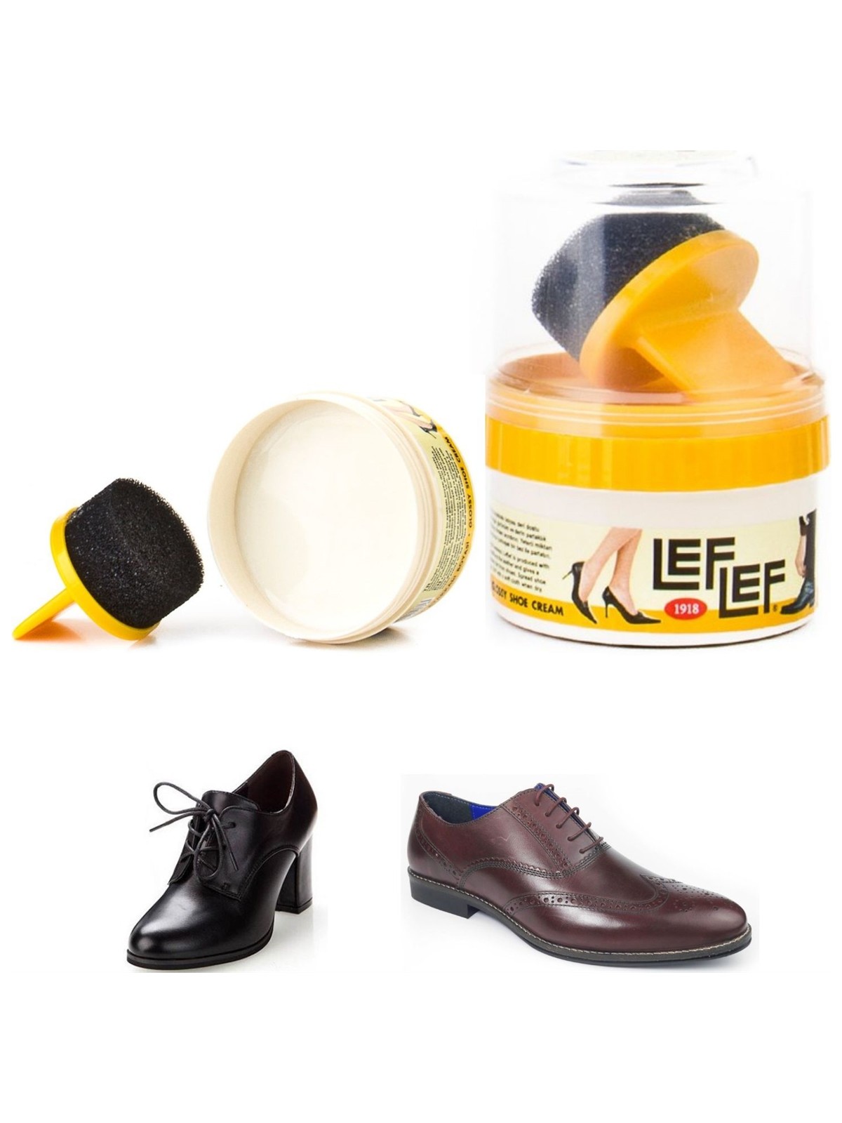 İpek Nuri Leflef Pratik Cilalı Krem Ayakkabı Bakım Boyası 50 ml - Görsel 8