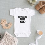 Limon Unisex Bebek Karadeniz Baskılı Beyaz Zıbın