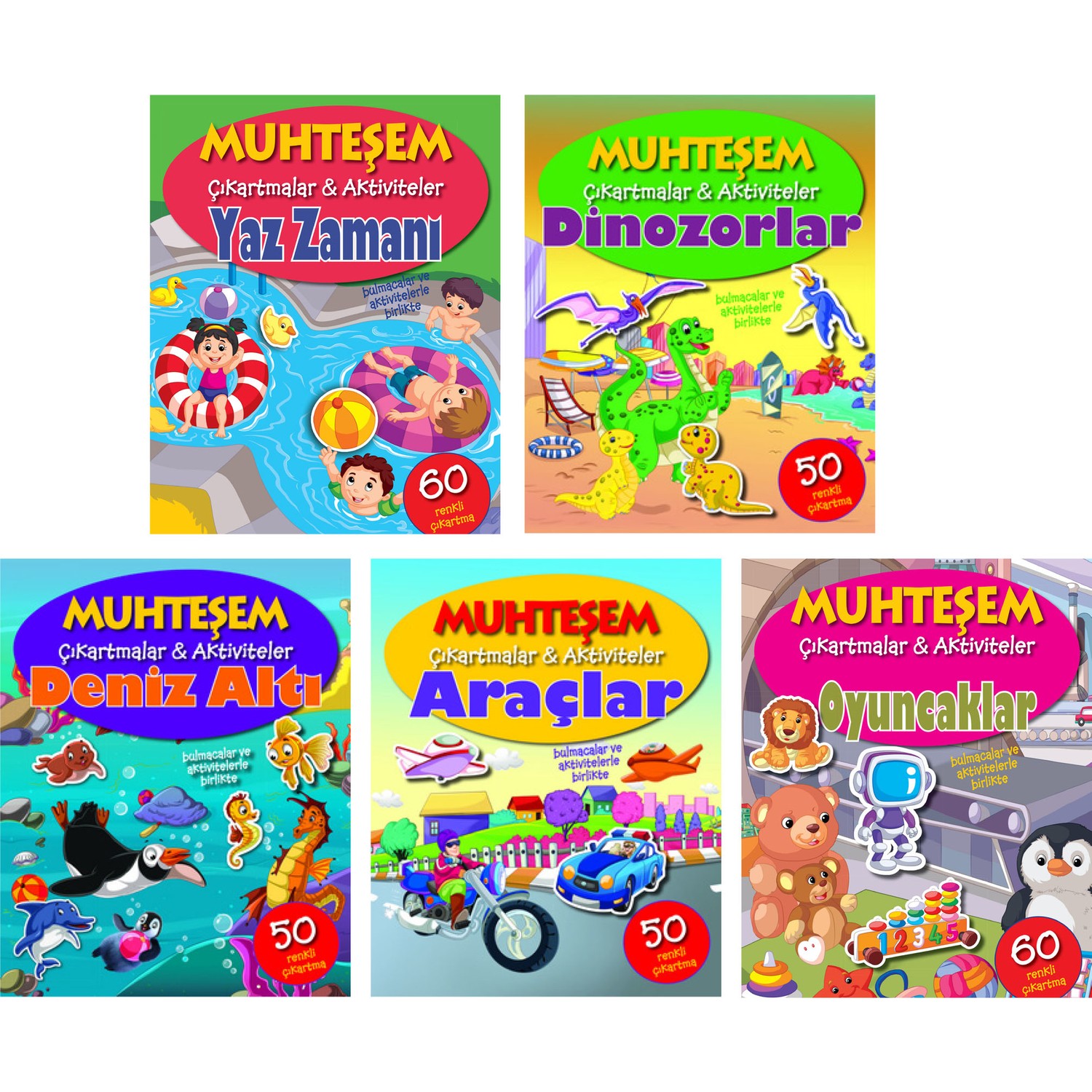 parilti yayinlari muhtesem cikartmalar ve aktiviteler serisi kitabi