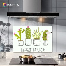 Decorita Perfect Match | Cam Ocak Arkası Koruyucu | 40cm x 60cm