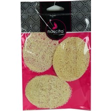 Nascita Doğal Kabak Lifli Peeling Oval Yüz Pedi Kese 3 Adet 9x7 cm