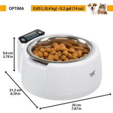 Ferplast Terazili Mama Kabı Dijital Göstergeli Kedi ve Köpek Optima Bowl