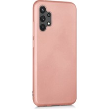 Microsonic Matte Silicone Samsung Galaxy A72 Kılıf Rose Gold