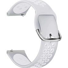 Microsonic Realme Watch S Pro Rainbow Sport Band Kordon Gri Beyaz
