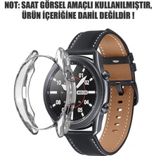 Microsonic Samsung Galaxy Watch 46MM Kılıf 360 Full Round Soft Silicone Şeffaf