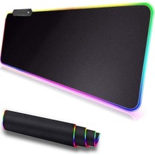 Snexpres Yoro V5 Oyuncu Kulaklığı+ Rgb LED Işıklı Siyah Mouse Pad 80 x 30CM