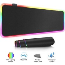 Snexpres Yoro V5 Oyuncu Kulaklığı+ Rgb LED Işıklı Siyah Mouse Pad 80 x 30CM