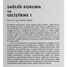 Sağlığı Koruma ve Geliştirme 1 - Prof. Dr. Ayla Bayık Temel