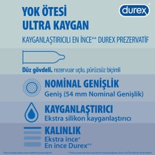 Durex Yok Ötesi Ekstra His ve Yok Ötesi Ultra Kaygan Prezervatif 40'lı Ekonomik Paket