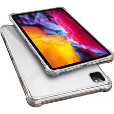 Nezih Case Apple iPad Pro 12.9 2020 Nitro Anti Shock Airbag Silikon Kılıf + Nano Ekran Koruyucu Şeffaf