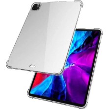 Nezih Case Apple iPad Pro 12.9 2020 Nitro Anti Shock Airbag Silikon Kılıf + Nano Ekran Koruyucu Şeffaf