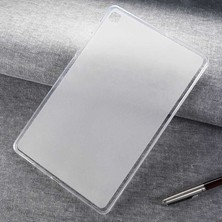 Nezih Case Samsung T720 Tab S5E Süper Silikon Kılıf (Ultra Slim) + Nano Ekran Koruyucu Şeffaf