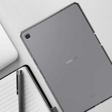 Nezih Case Samsung T720 Tab S5E Süper Silikon Kılıf (Ultra Slim) + Nano Ekran Koruyucu Şeffaf