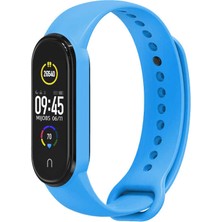 Nezih Case Xiaomi Mi Band 6 Uyumlu Klasik Silikon Kordon Turkuaz