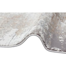 Eko Halı Fresco Fs 05 Kahve Krem Akrilik Viskon Parlak Görünüm Sık Dokuma Modern Salon Halısı