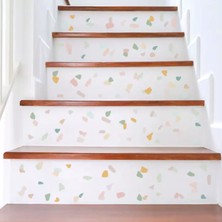 Msticker Taş Desen Soft Renkler Çocuk Bebek Odası Duvar Sticker