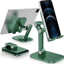 Juo Abs Plastik Masaüstü Ayarlanabilir Telefon Tablet Tutucu Yeşil