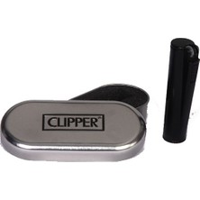 Clipper Clipper Benzinli Çakmak + Siyah Renk + Özel Kutu