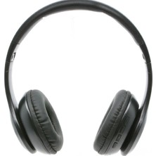 BLUPPLE Bluetooth Mikrofonlu Kablosuz Stereo Kulak Üstü Kulaklık Siyah Genç Çocuk