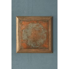 Oscar Stone Masif Çerçeveli  Taş Tablo-Duvar Dekoru- Oscar Stone Decor 28X28 cm