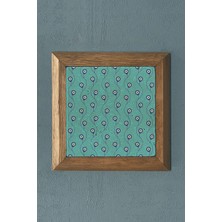 Oscar Stone Masif Çerçeveli   Taş Tablo- Duvar Dekoru- Oscar Stone Decor 28X28 Cm-Wall Decor