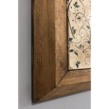 Oscar Stone Masif Çerçeveli    Hz Muhammed Yazılı Taş Tablo- Duvar Dekoru- Oscar Stone Decor 28X28 Cm-Wall Decor