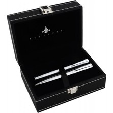 Steelpen Elite Dolma & Tükenmez Kalem Seti Krom 5064