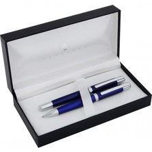 Steelpen Serra Dolma & Tükenmez Kalem Seti Mavi 800-2DT