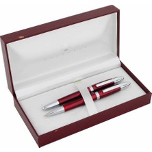 Steelpen Venüs Bordo Krom Dolma & Tükenmez Kalem Seti 172DT