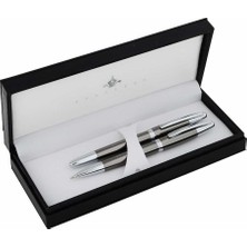 Steelpen Venüs Titanium Krom Dolma & Tükenmez Kalem Seti 179DT