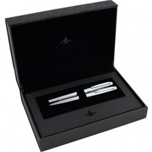 Steelpen  2715 World Dolma Tükenmez Kalem Seti Parlak Krom