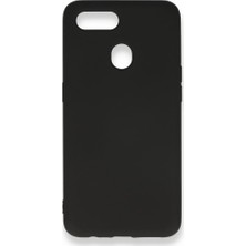 Nevarium Oppo Ax7 Kılıf Silikon Içi Kadife Nano - Siyah