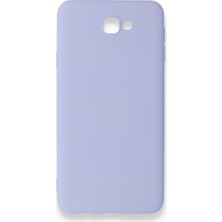 Nevarium Samsung Galaxy J7 Prime Kılıf Silikon Içi Kadife Nano - Lila