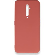 Nevarium Oppo Reno 2z Kılıf Silikon Içi Kadife Nano - Kiremit